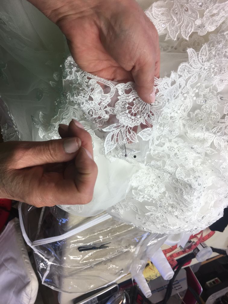 Wedding dress alteration photo 3